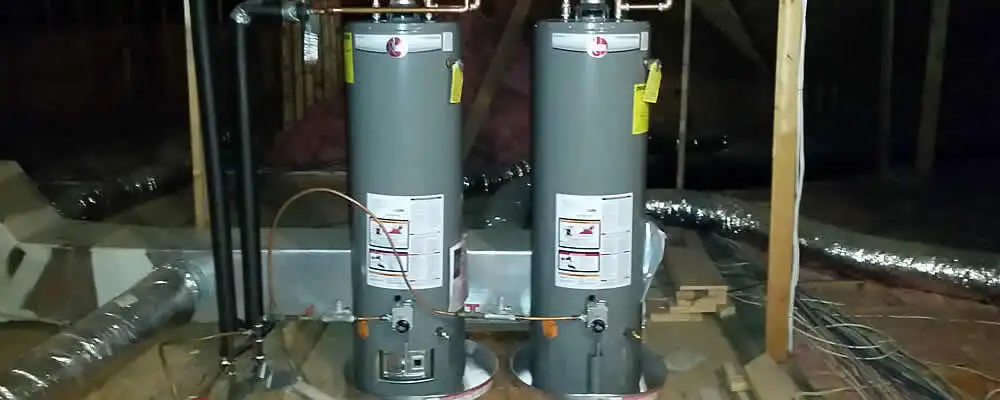 Tankless water heater installation for home hot water in Kenosha, WI